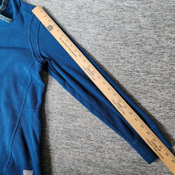 Toad & Co Women’s Small Lookout Fleece Hoodie Blue Telluride Heritage Collection - Picture 11 of 11